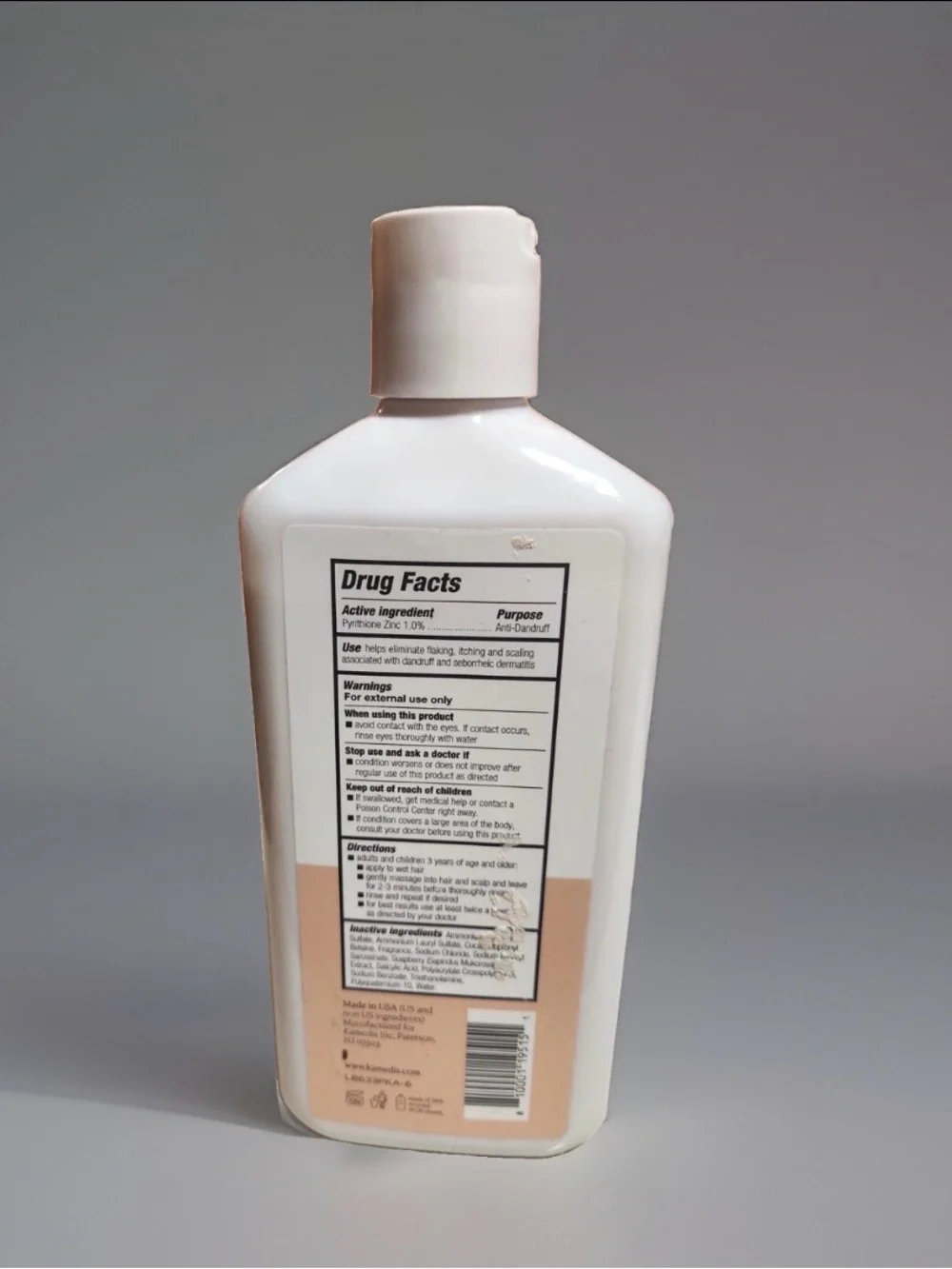 Kamedis Scalp Control Anti-Dandruff Shampoo Pyrithione Zinc 1% 500 mL